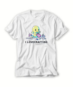 Baby octopus I love crafting T shirt