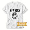 New York Smiley Chic Fashion T Shirt
