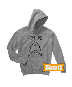 Feed Me Shark Chic Fashion Hoodie