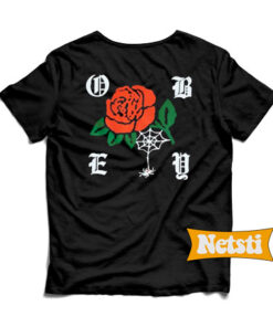 Obey Spider Rose New Chic Fashion T Shirt