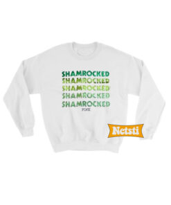 Shamrocked Chic Fashion Sweatshirt
