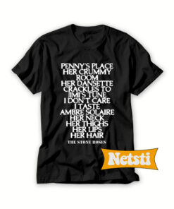 Stone Roses Lyrics Chic Fashion T Shirt