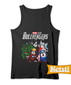 Bulldog Avengers Chic Fashion Tank Top