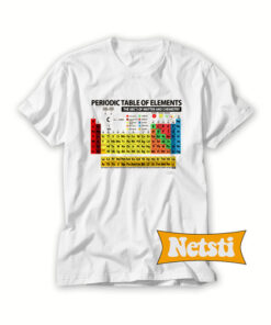 Periodic Table of Elements Chic Fashion T Shirt