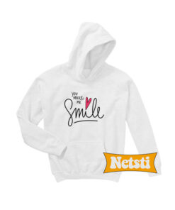 Smiles On You With Me Chic Fashion Hoodie