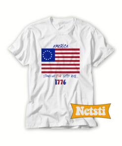 America Stand Up For Betsy Ross Chic Fashion T Shirt
