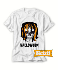 Halloween Skull Face Chic Fashion T Shirt
