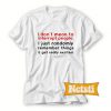 I don't mean to interrupt people Chic Fashion T Shirt