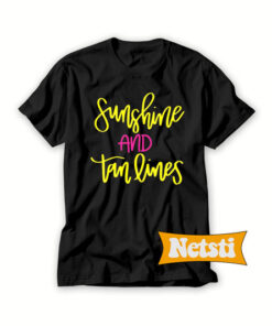Sunshine And Tan Lines Chic Fashion T Shirt