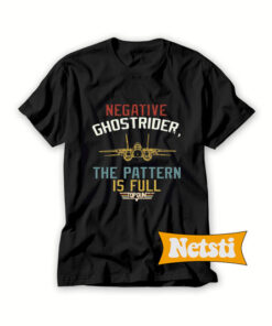 Negative ghostrider the pattern is full top gun Chic Fashion T Shirt