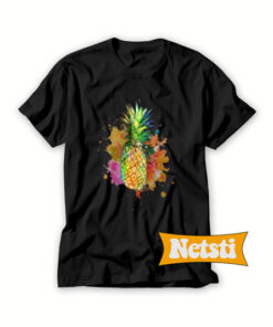 Womens Juicy Pineapples Chic Fashion T Shirt