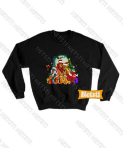 Awesome The Lion King Characters Merry Christmas Chic Fashion Sweatshirt