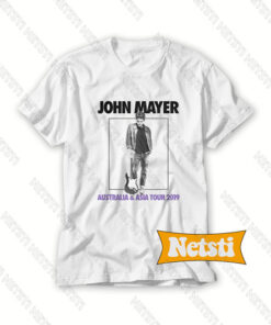 John Mayer Tour Australia And Asia 2019 Band Chic Fashion T Shirt