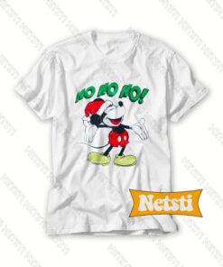 Mickey Mouse Christmas Ho Ho Ho Chic Fashion T Shirt