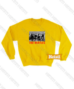 The Beatles In Front Of Car Chic Fashion Sweatshirt