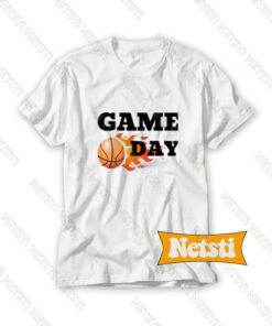 Basketball Game Day Chic Fashion T Shirt