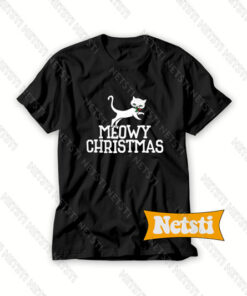 Meowy Christmas Chic Fashion T Shirt