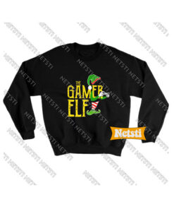 Gamer Elf Xmas Chic Fashion Sweatshirt