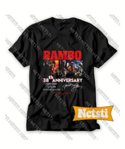 Rambo 38th anniversary 1982 2020 Chic Fashion T Shirt