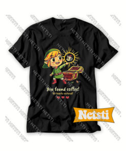 You found coffee all hearts restored Chic Fashion T Shirt