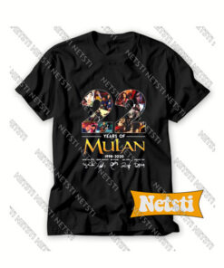 22 years of Mulan Movie 1998-2020 Chic Fashion T Shirt