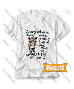Annoyed Owl Touchy Owl Grouchy Chic Fashion T Shirt