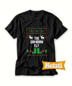 The Gambian Elf Christmas Chic Fashion T Shirt