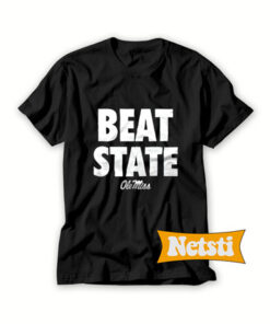 Beat state ole miss t shirt